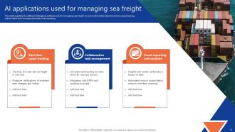 Sea Freight Powerpoint PPT Template Bundles Captivating Visual