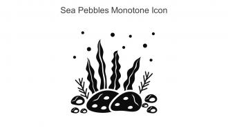Sea Pebbles Monotone Icon In Powerpoint Pptx Png And Editable Eps Format