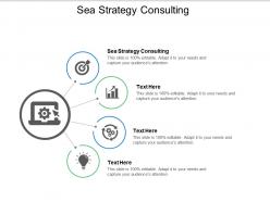 Sea strategy consulting ppt powerpoint presentation gallery example file cpb