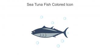 Sea Tuna Fish Colored Icon In Powerpoint Pptx Png And Editable Eps Format