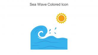 Sea Wave Colored Icon In Powerpoint Pptx Png And Editable Eps Format