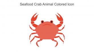 Seafood Crab Animal Colored Icon In Powerpoint Pptx Png And Editable Eps Format