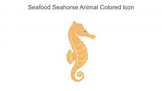 Seafood Seahorse Animal Colored Icon In Powerpoint Pptx Png And Editable Eps Format