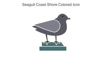 Seagull Coast Shore Colored Icon In Powerpoint Pptx Png And Editable Eps Format