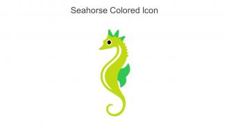Seahorse Colored Icon In Powerpoint Pptx Png And Editable Eps Format