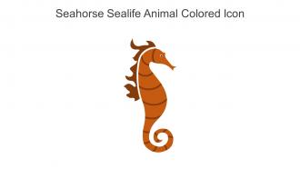 Seahorse Sealife Animal Colored Icon In Powerpoint Pptx Png And Editable Eps Format