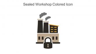 Sealed Workshop Colored Icon In Powerpoint Pptx Png And Editable Eps Format