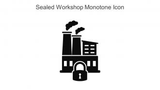 Sealed Workshop Monotone Icon In Powerpoint Pptx Png And Editable Eps Format