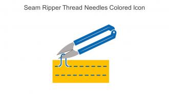 Seam Ripper Thread Needles Colored Icon In Powerpoint Pptx Png And Editable Eps Format