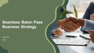 Seamless Baton Pass Business Strategy PPT Graphics AT