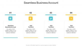 Seamless Business Account In Powerpoint And Google Slides Cpb