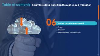 Seamless Data Transition Through Cloud Migration CRP CD Idea Impressive