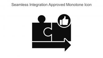 Seamless Integration Approved Monotone Icon In Powerpoint Pptx Png And Editable Eps Format