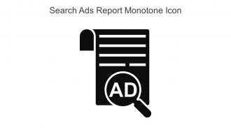 Search Ads Report Monotone Icon In Powerpoint Pptx Png And Editable Eps Format