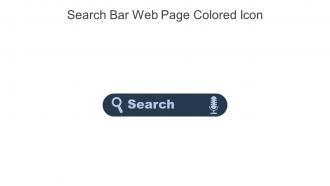 Search Bar Web Page Colored Icon In Powerpoint Pptx Png And Editable Eps Format