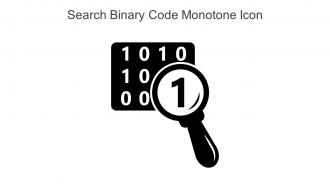 Search Binary Code Monotone Icon In Powerpoint Pptx Png And Editable Eps Format