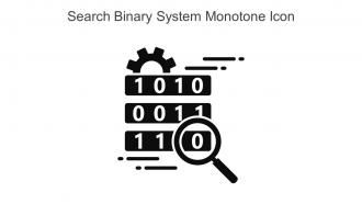 Search Binary System Monotone Icon In Powerpoint Pptx Png And Editable Eps Format