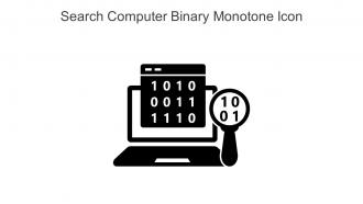 Search Computer Binary Monotone Icon In Powerpoint Pptx Png And Editable Eps Format