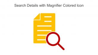 Search Details With Magnifier Colored Icon Powerpoint Pptx Png And Editable Eps Format