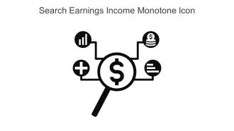 Search Earnings Income Monotone Icon In Powerpoint Pptx Png And Editable Eps Format