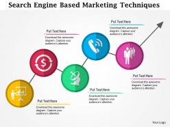 Search engine based marketing techniques flat powerpoint design