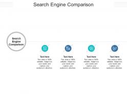 Search engine comparison ppt powerpoint presentation ideas professional cpb