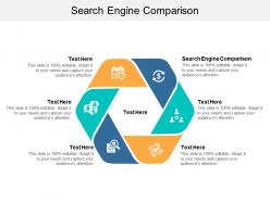 Search engine comparison ppt powerpoint presentation slides gridlines cpb