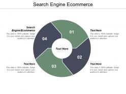 Search engine e commerce ppt powerpoint presentation icon graphic images cpb