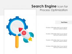 Search engine icon for process optimization