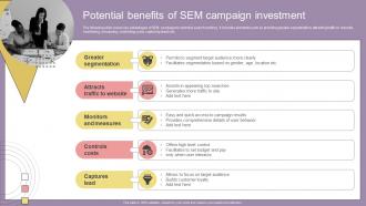 Search Engine Marketing Campaign Potential Benefits Of SEM Campaign Investment
