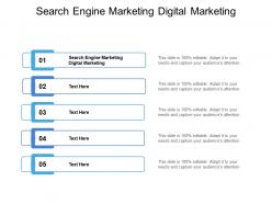 Search engine marketing digital marketing ppt powerpoint presentation icon cpb