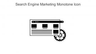 Search Engine Marketing Monotone Icon In Powerpoint Pptx Png And Editable Eps Format