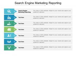 Search engine marketing reporting ppt powerpoint presentation model themes cpb