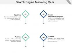Search engine marketing sem ppt powerpoint presentation infographics background images cpb