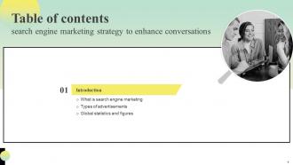 Search Engine Marketing Strategy To Enhance Conversations Powerpoint Presentation Slides MKT CD V Downloadable Designed