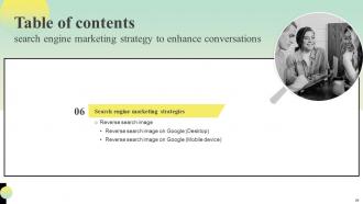 Search Engine Marketing Strategy To Enhance Conversations Powerpoint Presentation Slides MKT CD V Image Professional