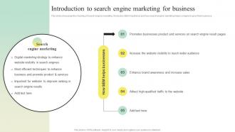 Search Engine Marketing Strategy To Enhance Introduction To Search Engine Marketing For Business MKT SS V