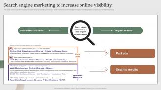 Search Engine Marketing To Increase Online Search Engine Marketing To Increase MKT SS V