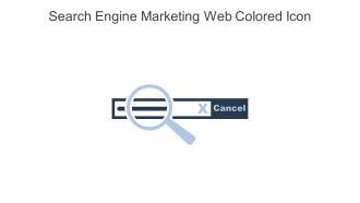 Search Engine Marketing Web Colored Icon In Powerpoint Pptx Png And Editable Eps Format