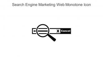 Search Engine Marketing Web Monotone Icon In Powerpoint Pptx Png And Editable Eps Format