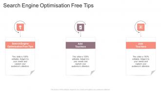 Search Engine Optimisation Free Tips In Powerpoint And Google Slides Cpb