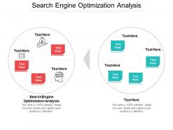 Search engine optimization analysis ppt powerpoint presentation gallery visuals cpb
