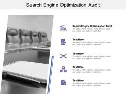 Search engine optimization audit ppt powerpoint presentation infographics brochure cpb