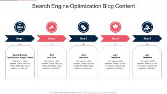Search Engine Optimization Blog Content In Powerpoint And Google Slides Cpb