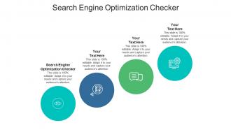Search engine optimization checker ppt powerpoint presentation pictures deck cpb