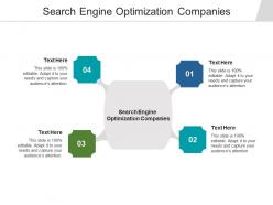 Search engine optimization companies ppt powerpoint presentation portfolio layout cpb
