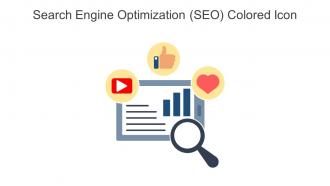 Search Engine Optimization SEO Colored Icon In Powerpoint Pptx Png And Editable Eps Format