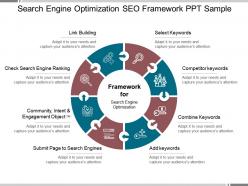 Search Engine Optimization Seo Framework Ppt Sample