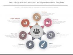 Search engine optimization seo techniques powerpoint templates