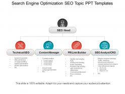 Search engine optimization seo topic ppt templates